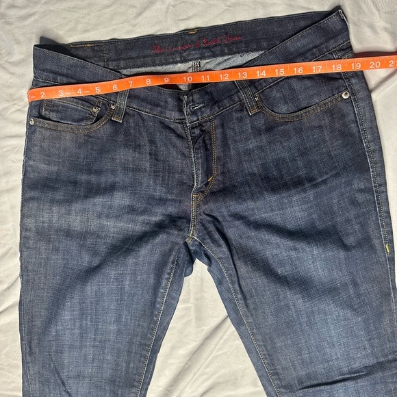 Levi's Dark Indigo Straight Jeans - Picture 10 of 17